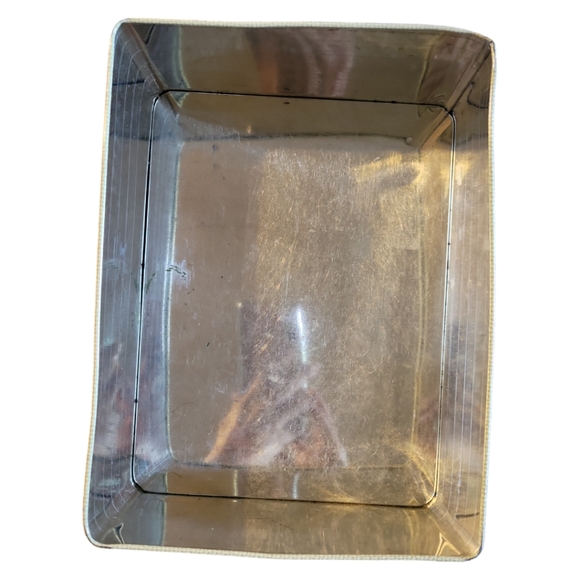 Vtg Bless This House Collectible Cookie Tin Carrs Biscuit Co. Floral - Picture 6 of 8